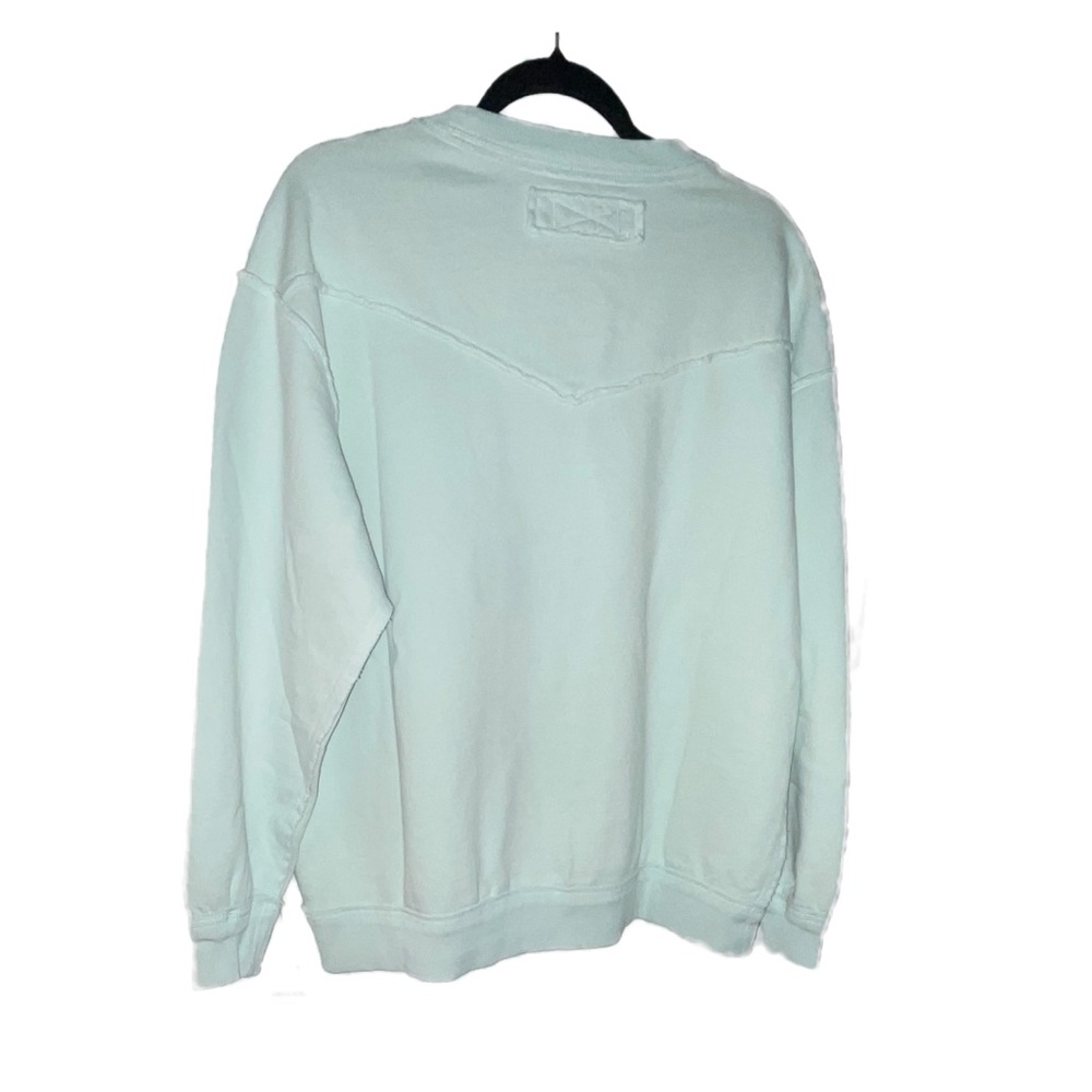 FREE PEOPLE We The Free Wallace oversized Pullover - Sea Mist NWT SIZE XS - Picture 6 of 9